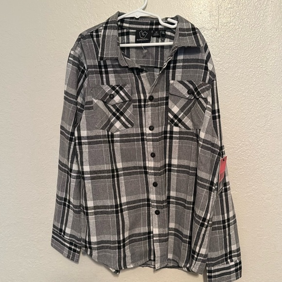 Burnside boy’s flannel shirt size 12 - Picture 1 of 3